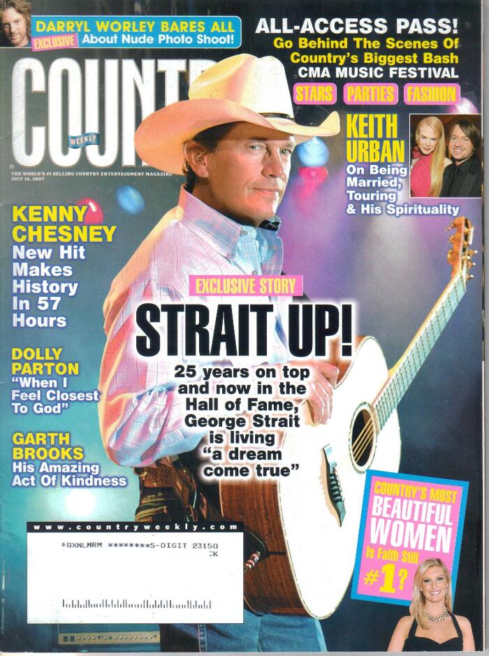Country Weekly Magazine, July 16 2007