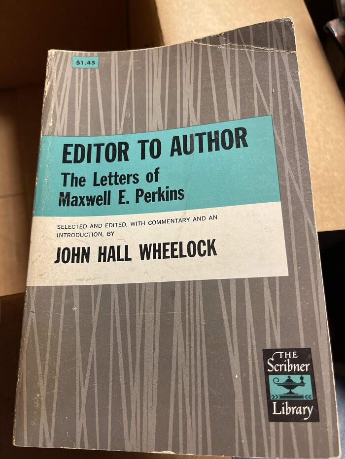 Editor to Author