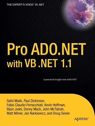 Pro ADO.NET with VB.NET (1.1)