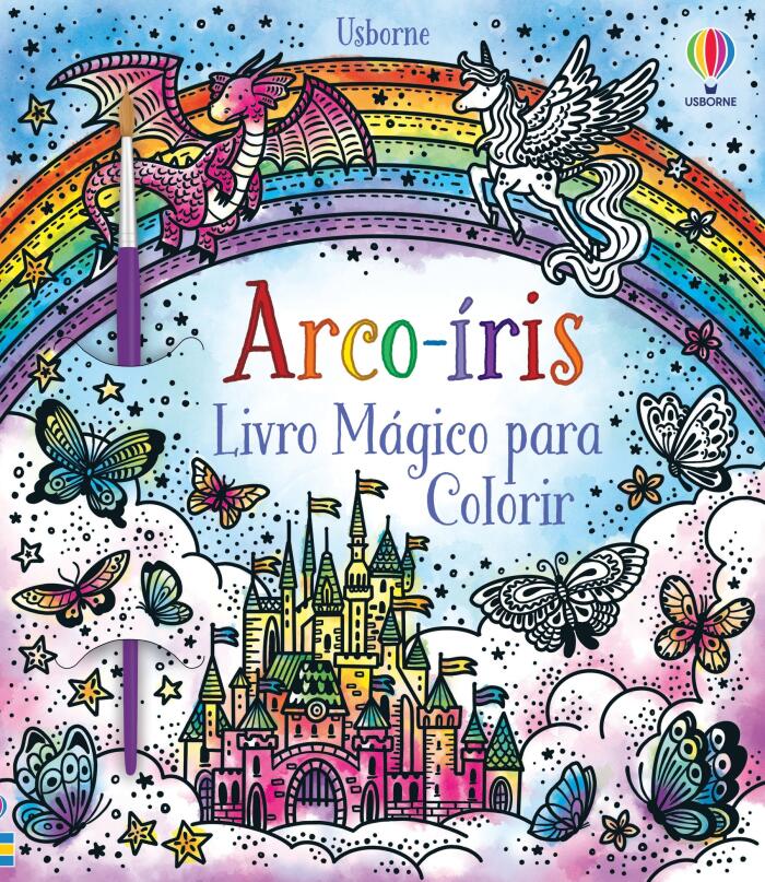 Livro mágico para colorir: Arco-íris