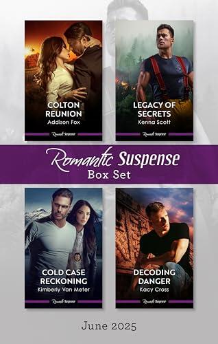 Suspense Box Set June 2025/Colton Reunion/Legacy Of Secrets/Cold Case Reckoning/Decoding Danger