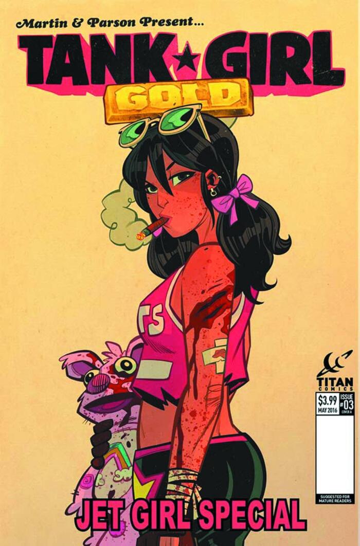 Tank Girl Gold Jet Girl Special #3 Cover C Variant