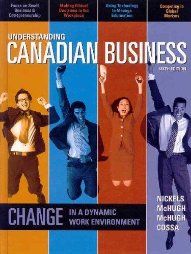 Understanding Canadian Business