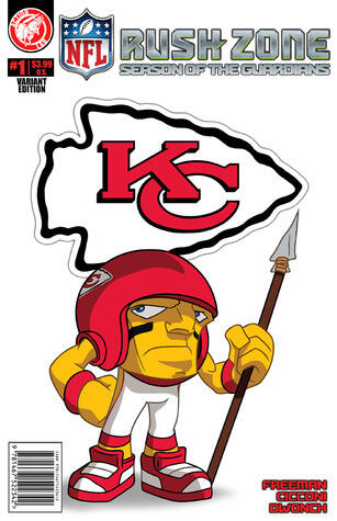 NFL Rush Zone: Season Of The Guardians #1 - Kansas City Chiefs Cover