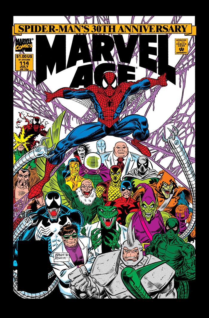 SPIDER-MAN BY MICHELINIE & BAGLEY OMNIBUS VOL. 1 BAGLEY MARVEL AGE COVER