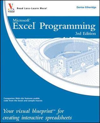 Excel Programming: Your visual blueprint for creating interactive spreadsheets