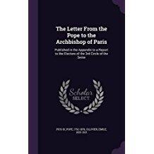 The Letter from the Pope to the Archbishop of Paris