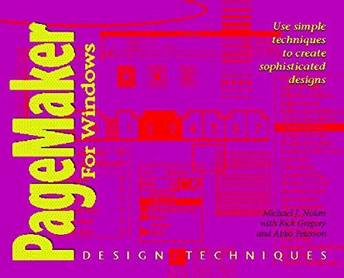 Pagemaker Design Techniques for Windows
