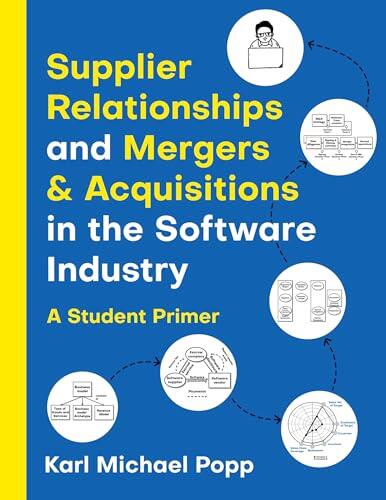 Supplier Relationships and Mergers & Acquisitions in the Software Industry: A Student Primer