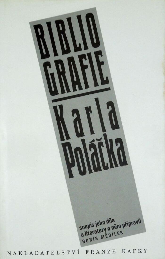 Bibliografie Karla Poláčka