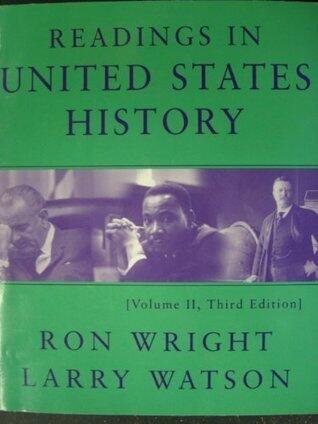 Readings in United States History Volume II, Third Edition