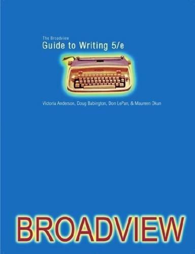 The Broadview Guide to Writing