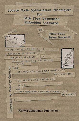 Source Code Optimization Techniques for Data Flow Dominated Embedded Software