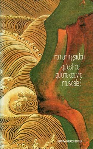 Qu'est-ce qu'une oeuvre musicale ?