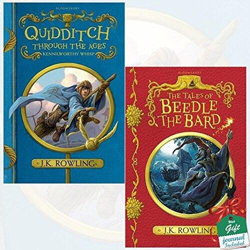 Quidditch Through the Ages and The Tales of Beedle the Bard [Paperback] By J.K. Rowling 2 Books Bundle Collection with Gift Journal