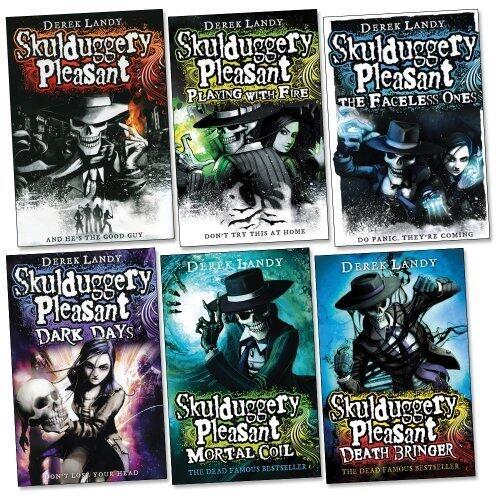 Skulduggery Pleasant Pack, 6 books, RRP £41.94 (Death Bringer; Mortal Coil; Skulduggery Pleasant; Dark Days; Playing With Fire; Faceless Ones).