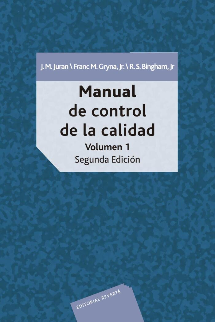 Manual de Control de la Calidad (Volumen 1)