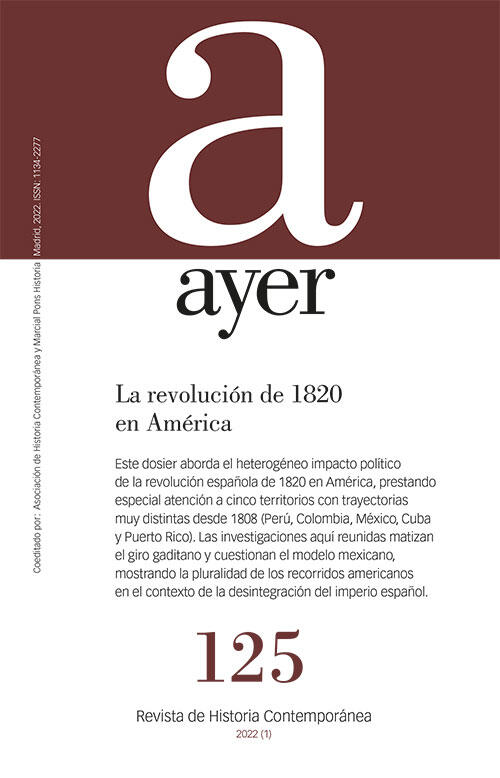 La revolución de 1820 en América