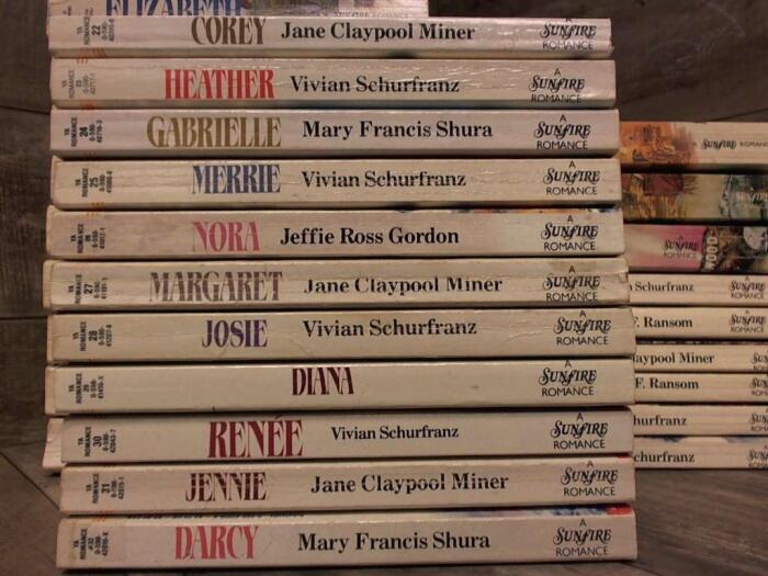 Lot of SUNFIRE Romance Paperbacks