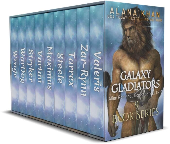Galaxy Gladiators Alien Romance Box Set Books 11-19