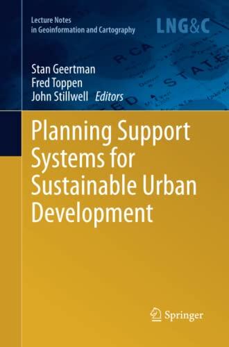 Planning Support Systems for Sustainable Urban Development
