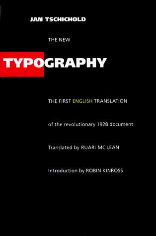 The New Typography: A Handbook for Modern Designers