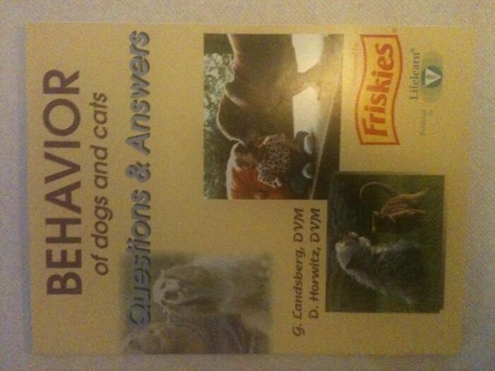 BEHAVIOR of dogs and cats Questions & answers