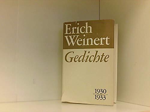 Gedichte 1930-1933.