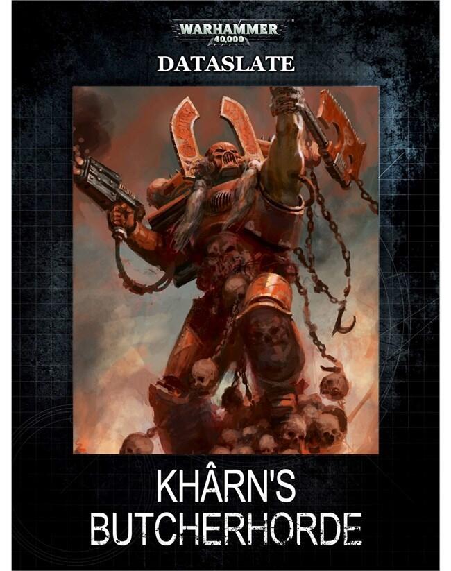 Dataslate: Khârn's Butcherhorde