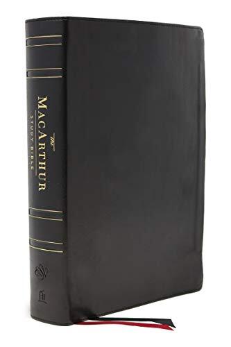 ESV MacArthur Study Bible (2nd Edition, Genuine Leather, Black)