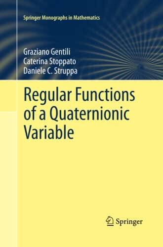 Regular Functions of a Quaternionic Variable