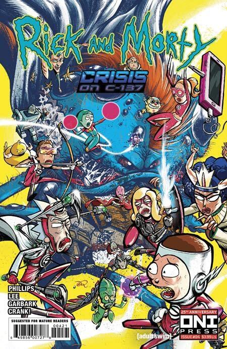 RICK AND MORTY CRISIS ON C 137 #4 FINAL ISSUE CVR A RYAN LEE