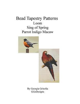 Bead Tapestry Patterns Loom Sing Of Spring Parrot Indigo Macaw