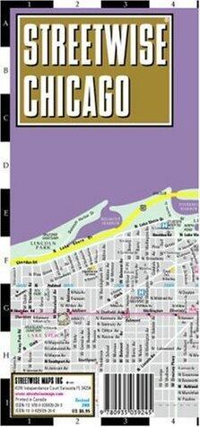 Streetwise Chicago Map - Laminated City Center Street Map of Chicago, Illinios - Folding pocket size travel map with CTA, Metra map