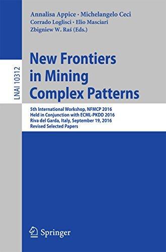 New Frontiers in Mining Complex Patterns: 5th International Workshop (NFMCP 2016)