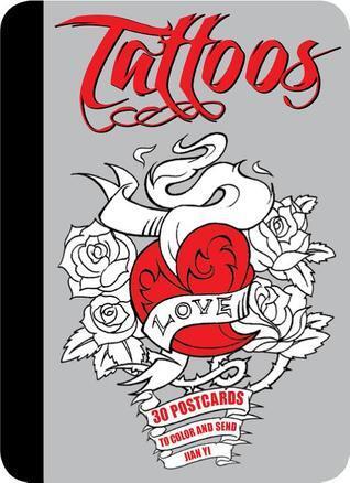 Tattoos: 30 Postcards to Color and Send