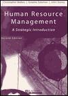 Human Resource Management: A Strategic Introduction