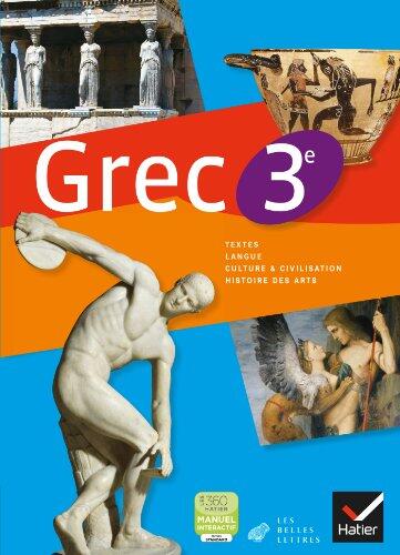 Grec 3e éd. 2013 - Manuel de l'élève