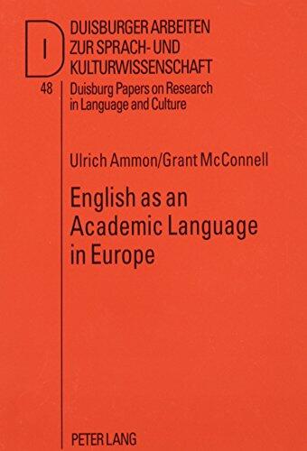 English as an Academic Language in Europe: A Survey of Its Use in Teaching