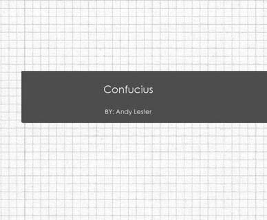 Confucius