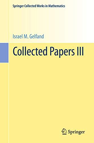 Collected Papers: Volume 3