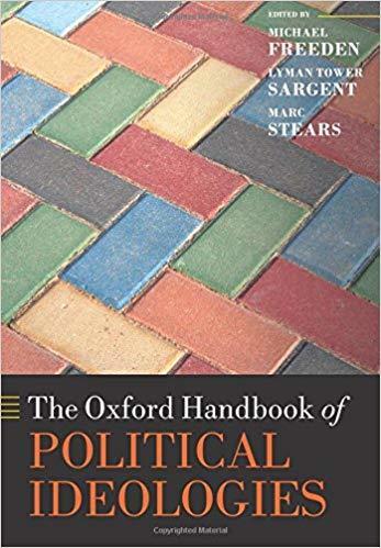 OXFORD HANDBOOK OF POLITICAL IDEOLOGIES OHBK PAPER