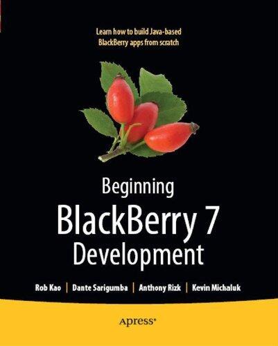 Beginning BlackBerry 7 Development