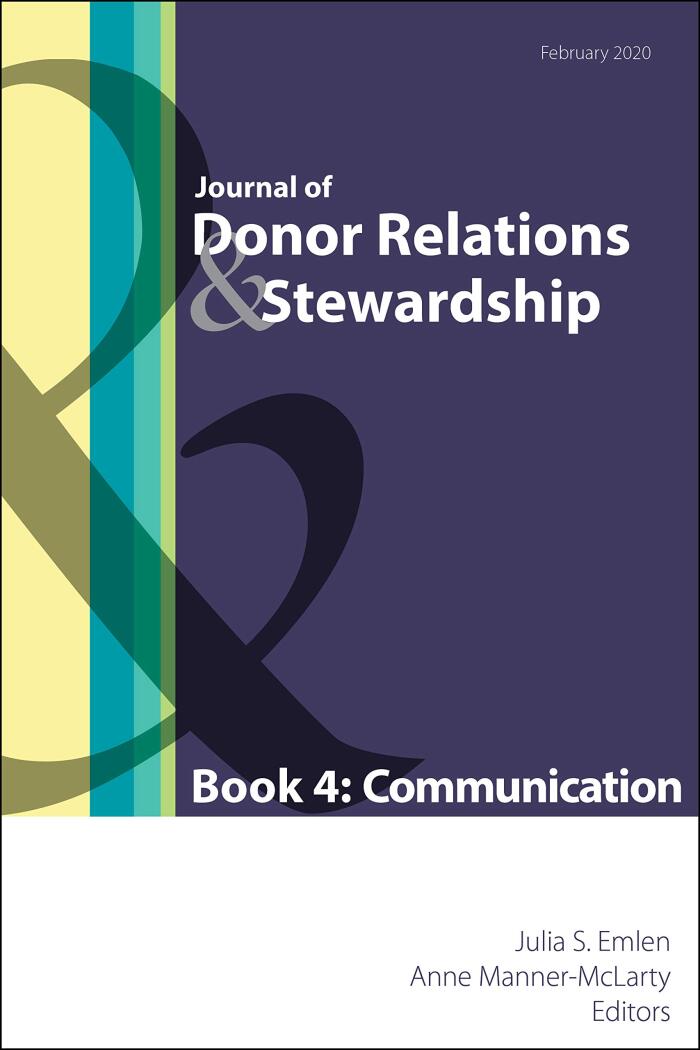 Journal of Donor Relations and Stewardship (Book 4): Communication