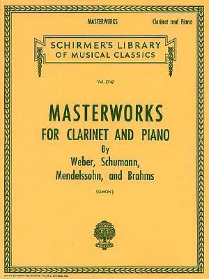 Schirmer's Library Masterworks for Clarinet and Piano, Vol. 1747