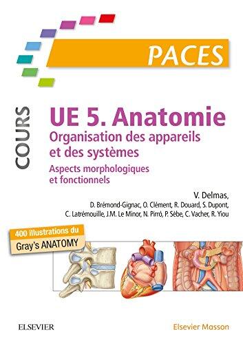 UE 5 (Anatomie): Organisation des Appareils et des Systèmes (Aspects Morphologiques et Fonctionnels)