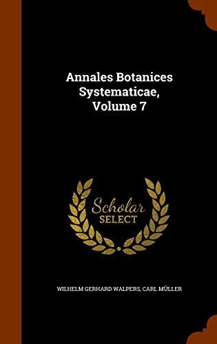 Annales Botanices Systematicae, Volume 7