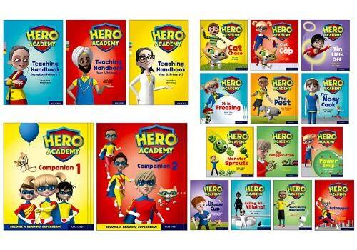 Hero Academy: Lilac-Lime+ Book Bands, Oxford Levels 1-12 Super Easy Buy Pack