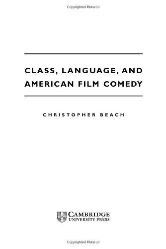 Class, Language, and American Film Comedy
