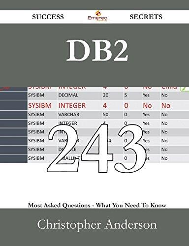 DB2 243 Success Secrets - 243 Most Asked Questions on DB2 - What You Need to Know